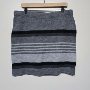 Toad‎ & Co Heartfelt Sweater Mini Skirt Merino Wool Womens Whimsigoth Grunge XL